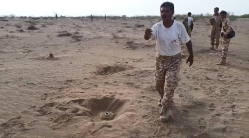 اكتشاف أكبر حقل ألغام زرعته المليشيات الحـوثية في #الحـديدة