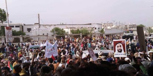 أبين تنتفض تأييداً للامارات ورفضاً للاصلاح