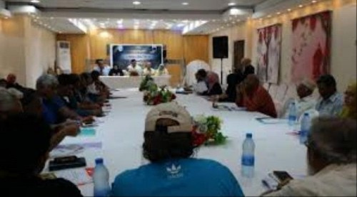 لجنة الحوار الوطني بانتقالي #العاصمة_عـدن تنظم ورشة عمل بعنوان "أهمية الحوار الوطني"