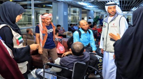مغادرة 31 جريحا للعلاج في الهند على نفقة #الإمارات