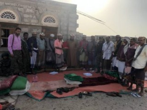 #التحالف_العربي يهب درعه لمواطن توفي غرقاً وهو ينقذ الناس من مياه السيول بأبين