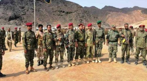 العميد ابو اليمامة يزور قيادة حزام الصبيحة واللواء التاسع صاعقه