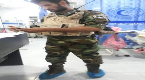 الربيعي يقوم بزيارة للجرحى بمستشفى النقيب