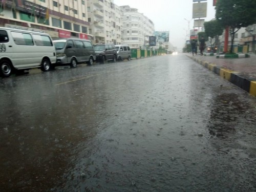 توقعات بهطول أمطار على #العاصمة_عدن خلال الساعات القادمة