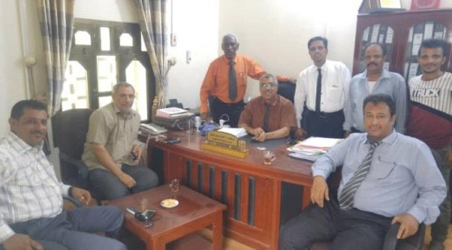 التعليم العالي والمرافق الصحية الحكومية ب#العاصمة_عـدن تدشن اول ايام الدوام الرسمي بعد إجازة العيد