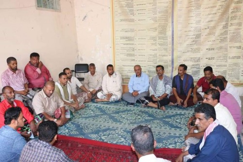 قيادة انتقالي #حضرموت في زيارة تضامنية لهيئة المعاشات بالمكلا