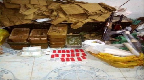 ضبط أسلحة ومخدرات شمال #العاصمة_عدن