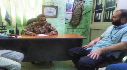 مدير أمن ميناء المعلا يلتقي المدير الأمني لبرنامج الغذاء العالمي