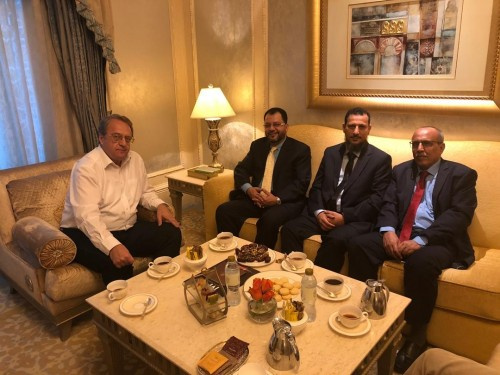 أعضاء في هيئة رئاسة #المجلس_الانتقالي يلتقون نائب وزير الخارجية الروسي