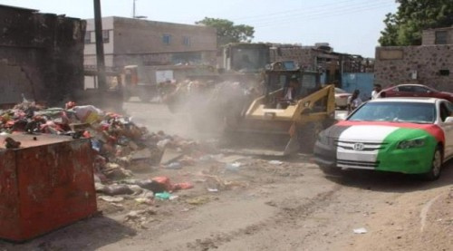 بدعم اماراتي.. انطلاق حملة نظافة شاملة ب#العاصمة_عـدن