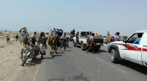 #الحـزام_الامني يعـزز مواقعه على الخط الساحلي ب#أبيـن