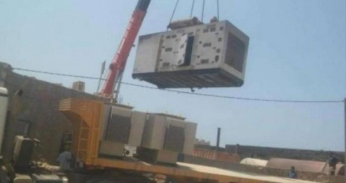 مؤسسة الشيخ خليفة بن زايد تعيد التيار الكهربائي لمدينة حديبو بسقطرى