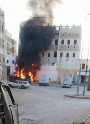 كاميرات تسجيل تكشف عن هوية منفذي التفجير الارهابي في شبام بوادي #حضرموت