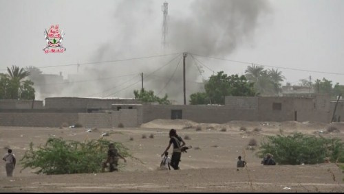 قصف مكثف لمليشيا #الحوثي على مواقع القوات المشتركة شرق #الحـديدة