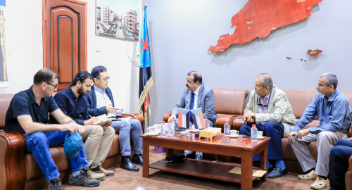 اللواء بن بريك يلتقي نائب مدير الشؤون السياسية بمكتب المبعوث الأممي