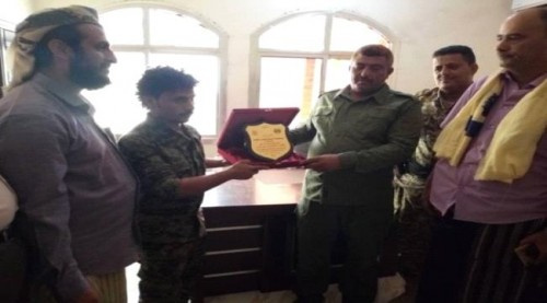 قوات الدعم والإسناد تكرم قيادات بأمن لحج