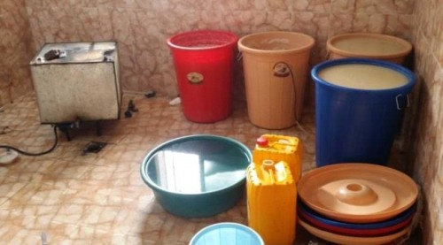 الأجهزة الأمنية بـ# حضرموت تضبط أكبر معمل للخمور بالمكلا