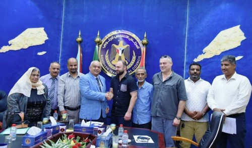 الوالي يطّلع على الصعوبات التي تواجه الشركة الأوكرانية المعنية بتطوير محطة الحسوة