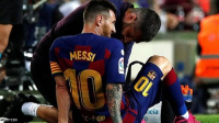 برشلونة يهزم فياريال وميسي يغادر الملعب مصابا