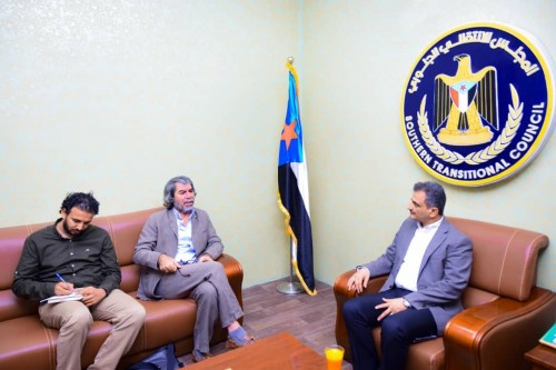 لملس يبحث مع مدير مكتب #الأمم_المتحدة بالعاصمة عدن الأوضاع الإنسانية والخدمية في عدن والمحافظات الجنوبية