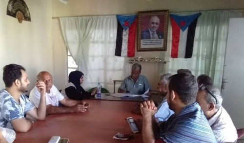 انتقالي خورمكسر يعقد اجتماع استثنائيا لمواجهة آثار ومخلفات الأمطار