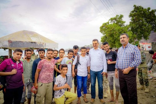 لملس يشارك أبناء #العاصمة_عدن فرحتهم بالأجواء المميزة التي تعيشها المدينة