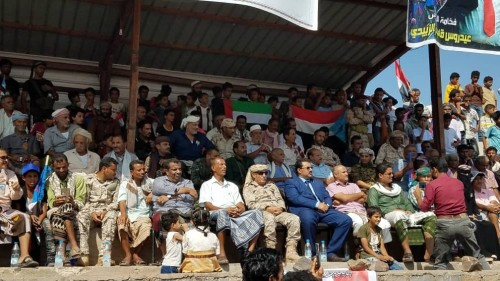 قيادة الانتقالي بردفان تنظم مهرجاناً خطابياً وكرنفالياً بمناسبة ذكرى 14 أكتوبر