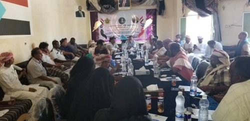 اجتماع موسع لقيادة انتقالي المهرة مع أعضاء الجمعية الوطنية بالمحافظة