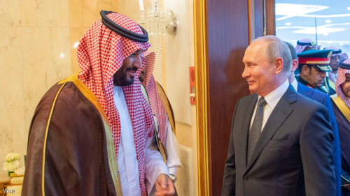 محمد بن سلمان وبوتن يبحثان تطور الأوضاع في سوريا واليمن