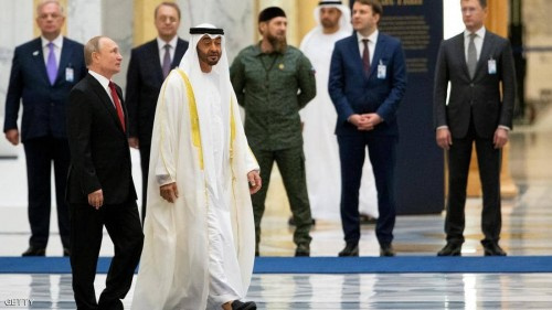 محمد بن زايد وبوتن يؤكدان على عمق العلاقات والتعاون المستمر