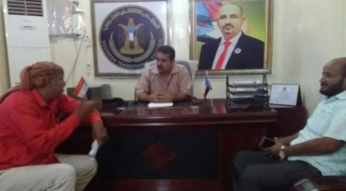 رئيس انتقالي لحج يناقش الوضع الصحي بردفان مع مدير الصحة