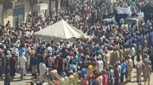 لليوم الثاني.. استمرار اعتصام أهالي سقطرى للمطالبة برحيل المحافظ الإخواني