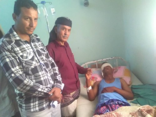 العميد الحوتري يتفقد جرحى القوات الجنوبية من أبناء أحور في مستشفيات #العاصمة_عدن