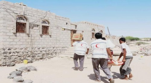 هلال الإمارات يغيث ذوي الدخل المحدود ب#شبوة