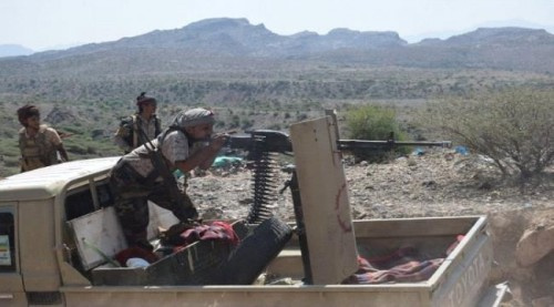 اللواء عاشر صاعقة يكسر محاولة تسلل حوثية بجبهة حبيل حنش