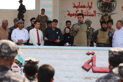 دائرة حقوق الإنسان تنظم محاضرة حول "تطبيق الحقوق" للواء حماية المنشآت