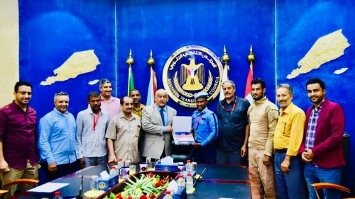 #المجلس_الانتقالي _الجنوبي يُكرم شرطي المرور عمر عياش