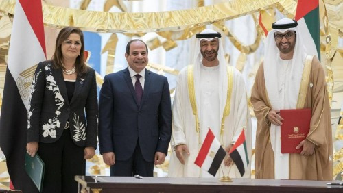 بيان إماراتي مصري في ختام زيارة السيسي