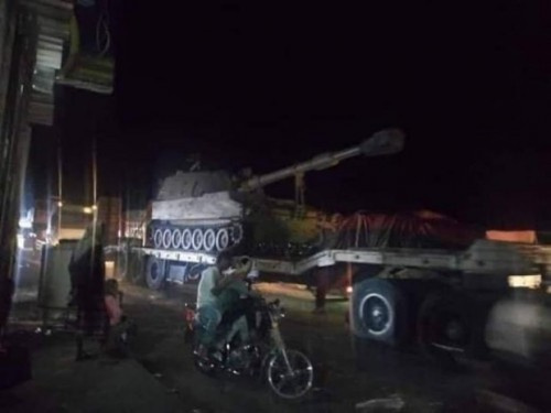 تضارب الانباء بشأن هوية قوة عسكرية وصلت الى عتق فجر اليوم