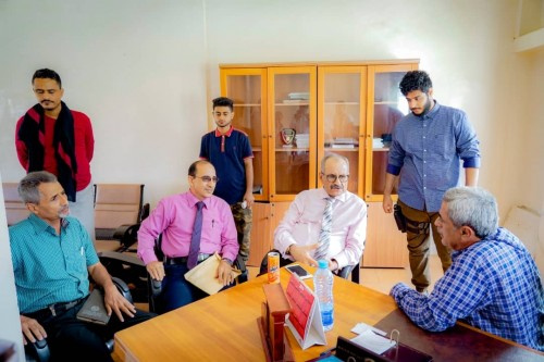 الجعدي يتفقد سير العمل في مصلحة الهجرة والجوازات ب#العاصمة_عدن