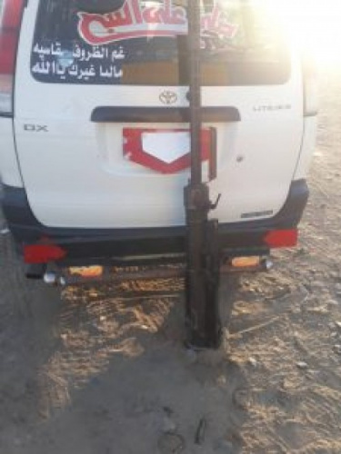 قوات الدعم والإسناد تحبط تهريب سلاح متوسط بنقطة العلم (صور)