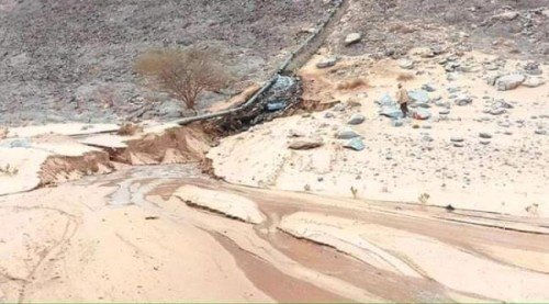 مليشيات الإخوان تدمر أنابيب المياه في شبوة