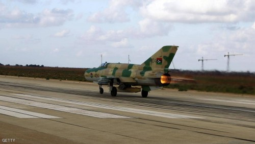الجيش الليبي يدمر مواقع تخزين الطائرات التركية بمصراتة