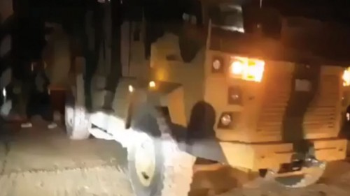 شاهد بـ(الفيديو).. مدرعة تركية بقبضة الجيش الوطني الليبي في سرت