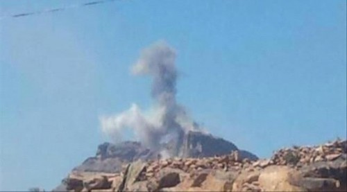 طيران التحالف يستهدف تعزيزات حوثية ومصرع قيادي ومرافقيه بكمين نوعي غرب الضالع