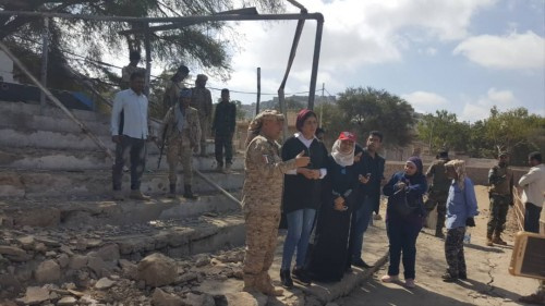 وفد اعلامي مصري يزور #الضالع ويلتقي بالقيادة المحلية للمجلس الانتقالي