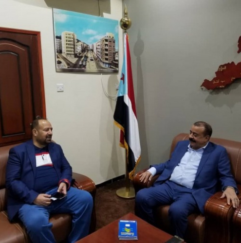 رئيس الجمعية الوطنية يلتقي رئيس مجلس تنسيق قبائل يافع #حضرموت