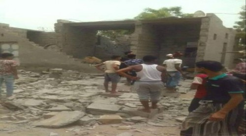مليشيا #الحوثي تستهدف الاحياء السكنية بمديرية التحيتا جنوب #الحديدة