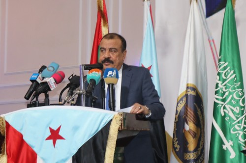 اللواء بن بريك في افتتاح الدورة الثالثة للجمعية الوطنية: أعداء الجنوب حاولوا استغلال ذكرى التصالح والتسامح لتفتيت نسيجنا الاجتماعي