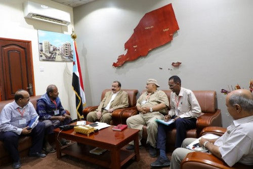 اللواء بن بريك يلتقي أعضاء المنسقية العليا لهيئة الشرطة الجنوبية ب#العاصمة_عدن